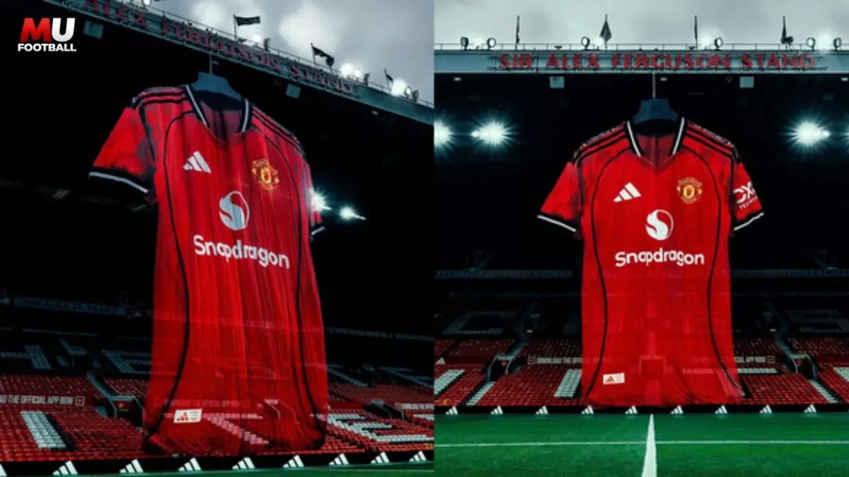 The red shirt of Manchester United symbolizes pride, passion and resilience.